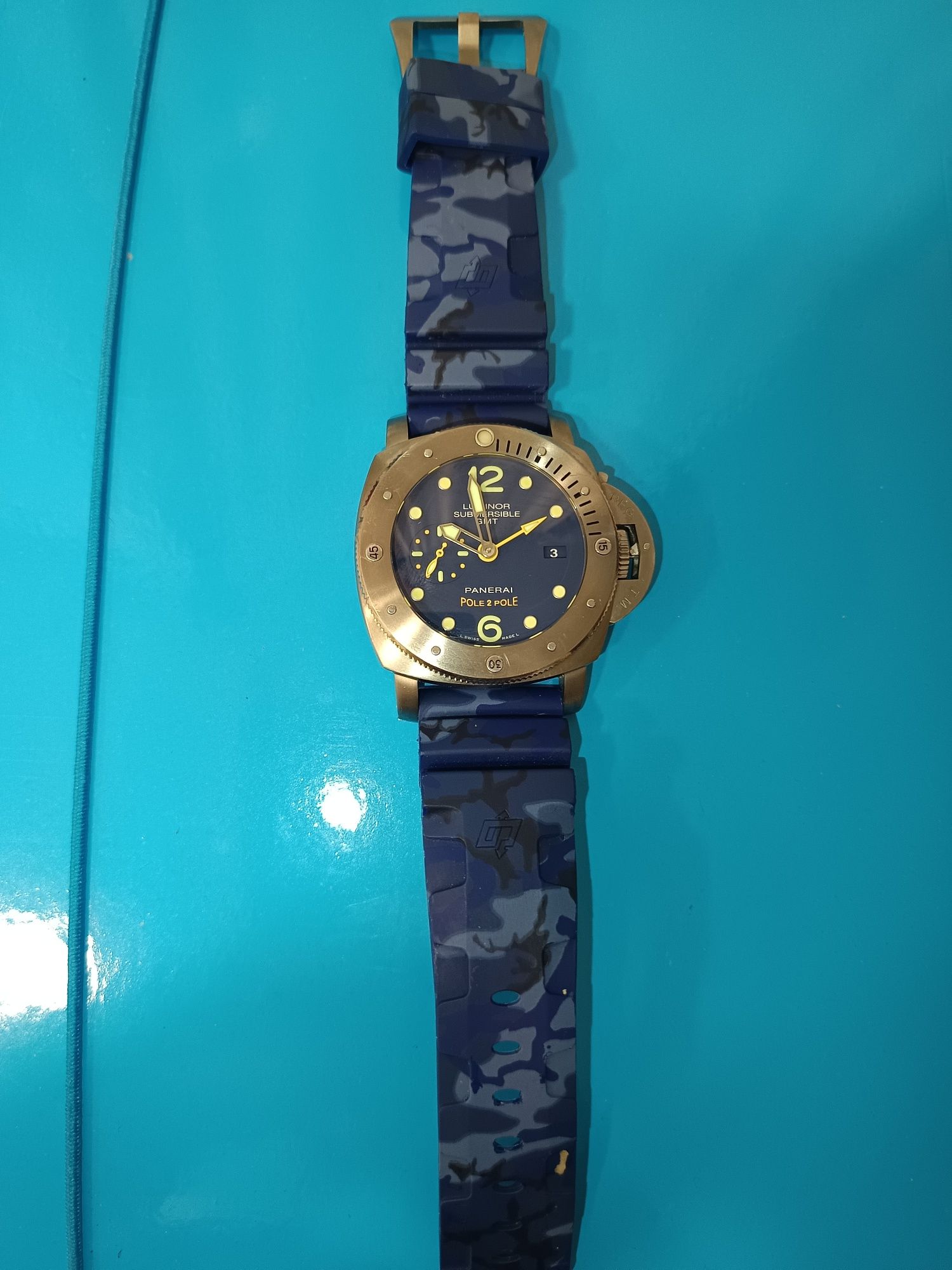 Топ цена!Panerai Pole 2 Pole Titan 47mm