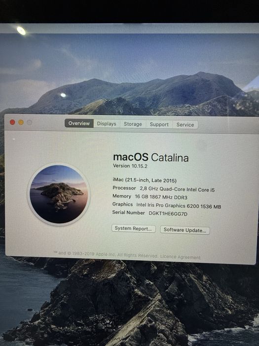 iMac Late 2015 21,5 inch i5 1TB HDD Impecabil