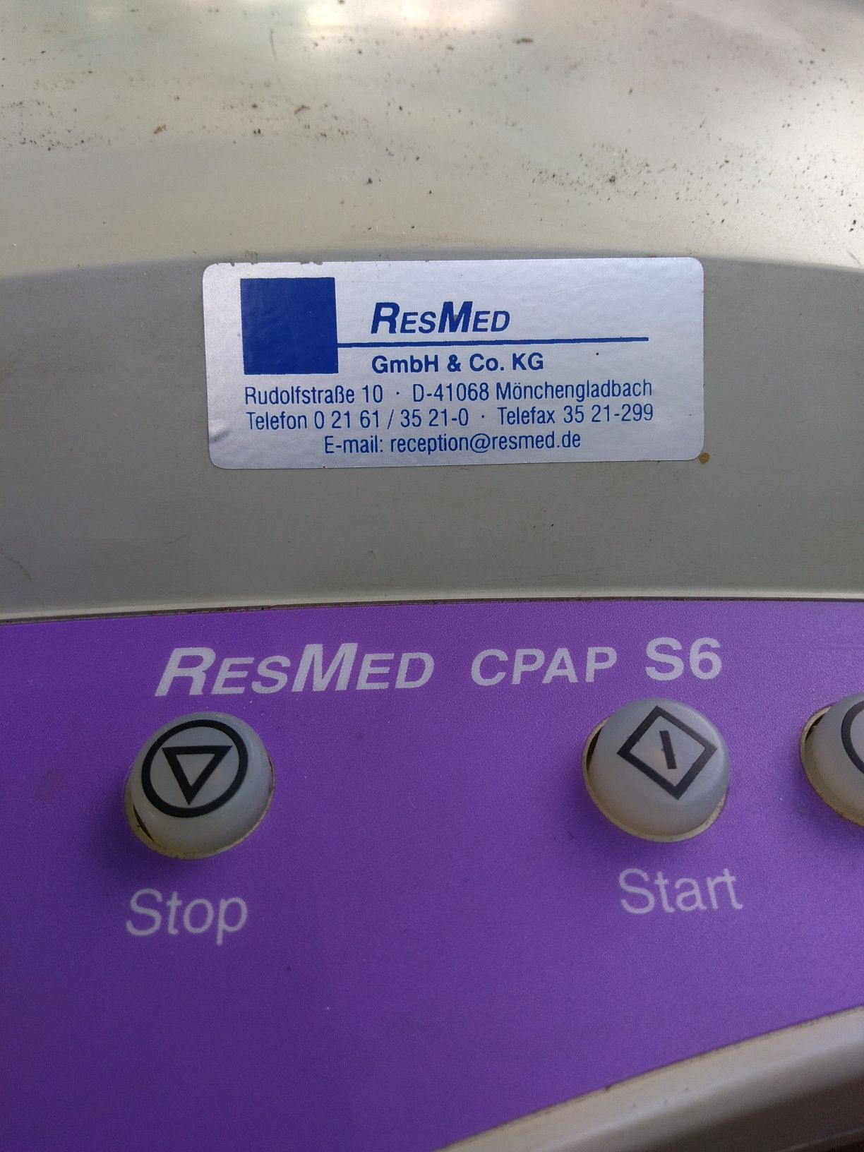 ResMed cpap S 6 .