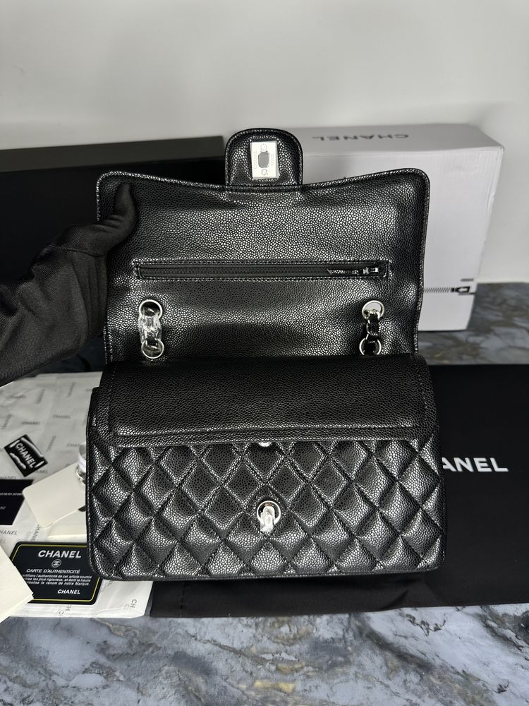 Geanta lux CHANEL piele naturala 100% cutie si saculet cadou