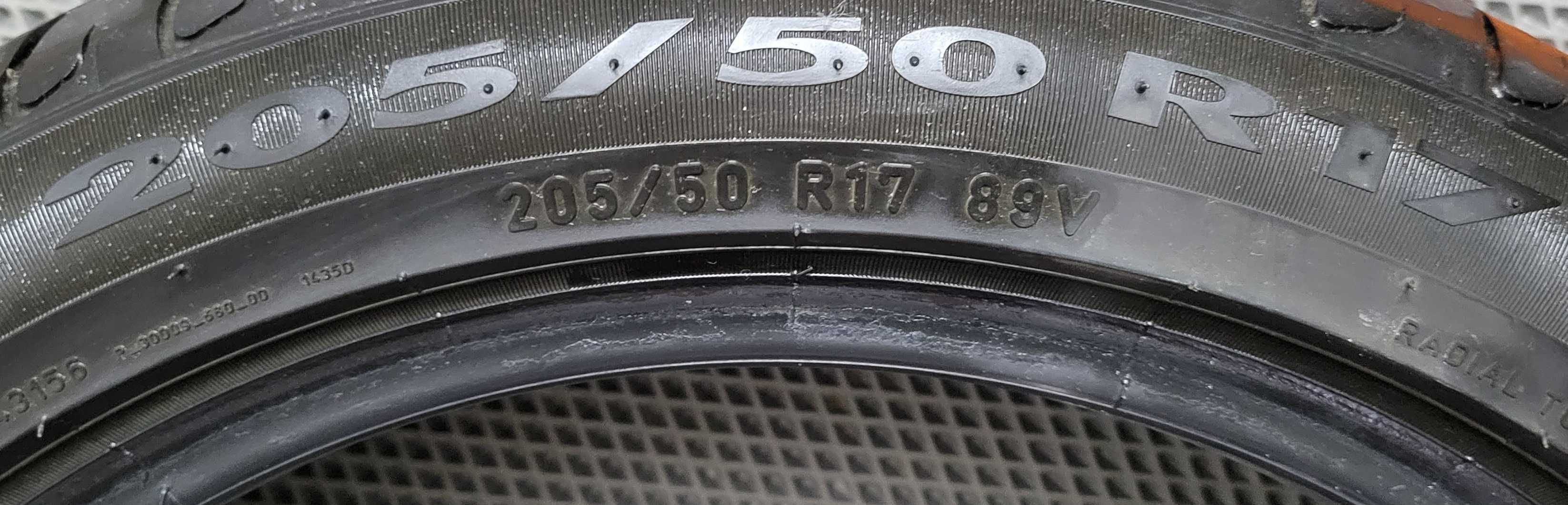 Продаю б/у шины Pirelli CINTURATO 205/50/17