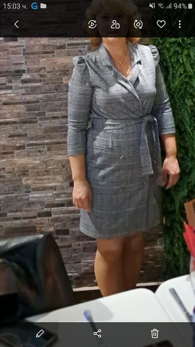 Рокля тип сако  Reserved