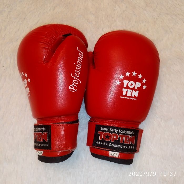 Перчатки боксерские, состояние новых р416