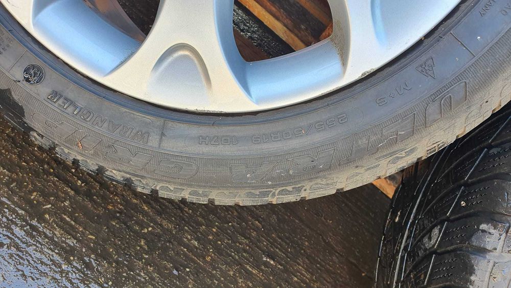 Jante BMW X5 originale aliaj magneziu R 19 cu anvelope de iarna