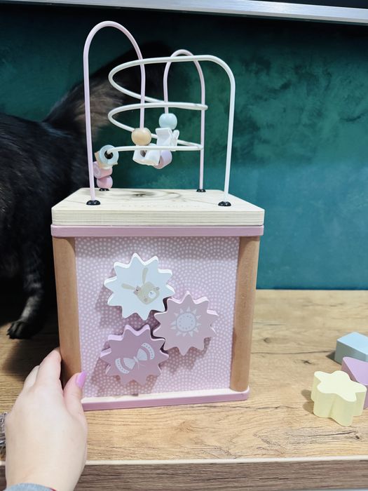 Cub activitati lemn - Little Dutch, colectia Flowers and Butterflies