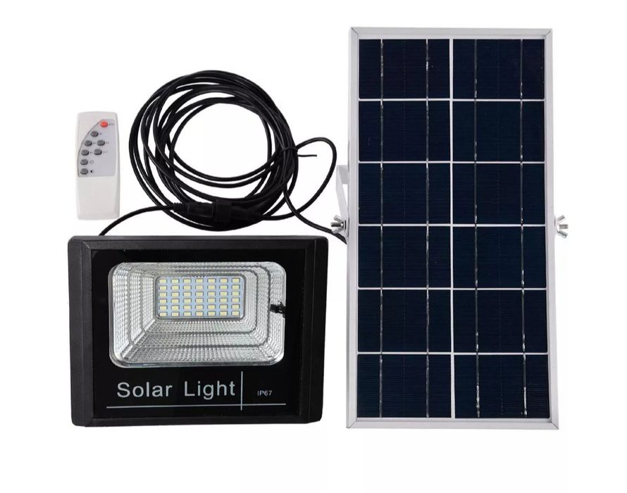 Proiector 100 w cu panou solar