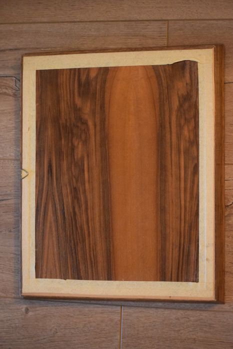 Tablou vintage Buchschmid & Grétaux Marquetry Wood
