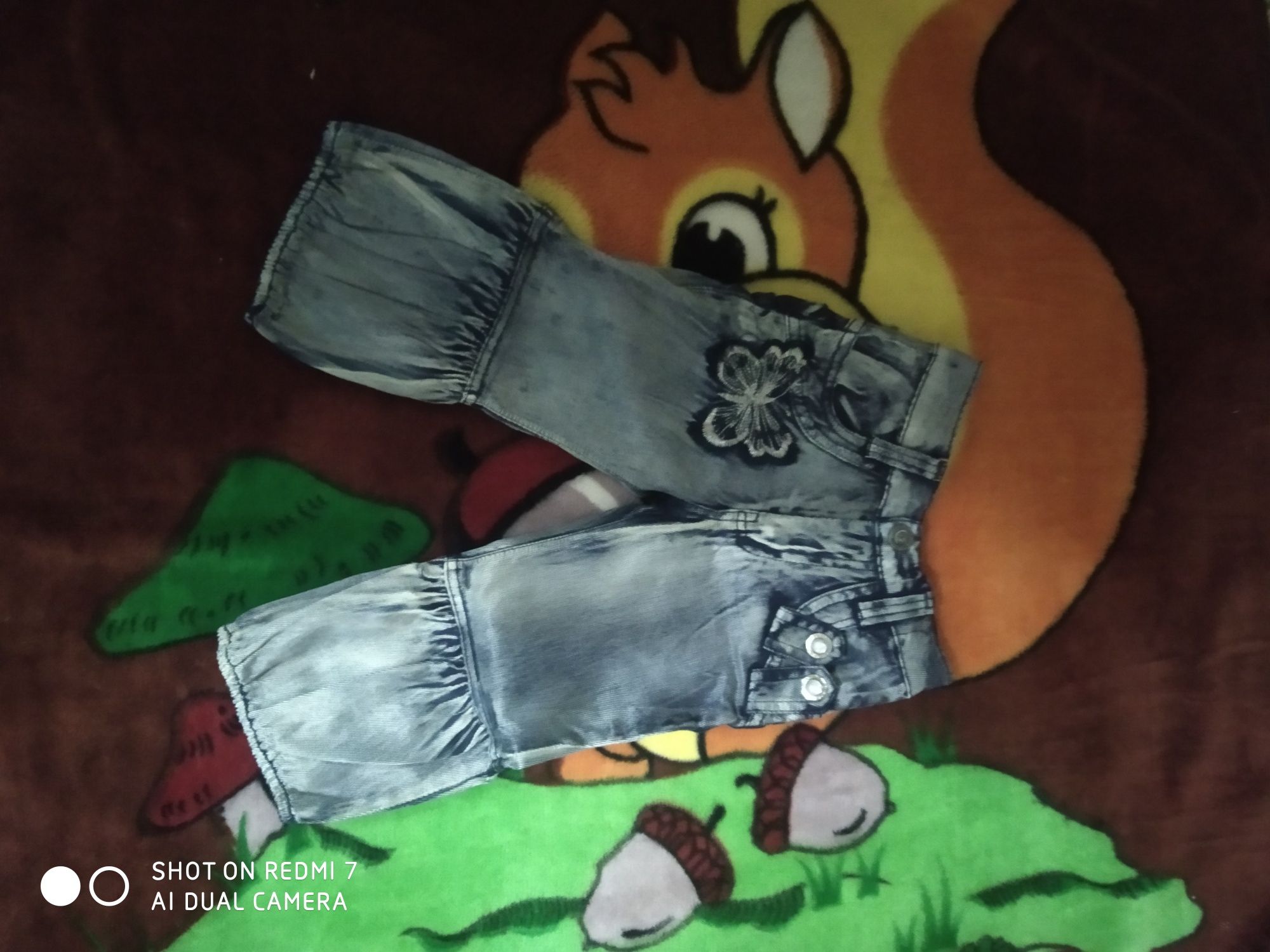 Джинсовые брюки детские