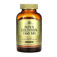 SOLGAR SOYA Lecithin 1360 мг — 100 мягких таблеток — источник холина —