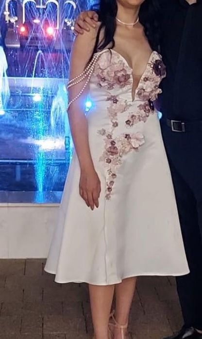 rochie ocazie albă mărime XS/S