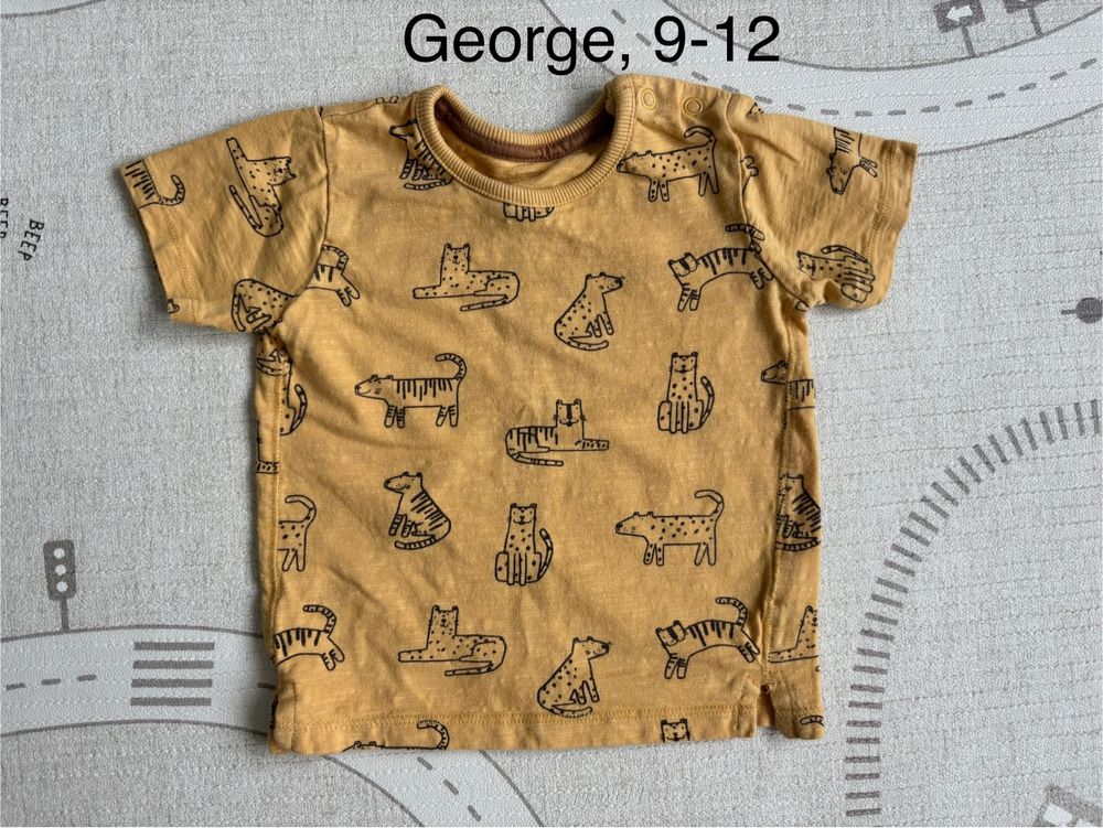 Летни дрехи за момче - размер 9-12 месеца (Zara, George, MS)