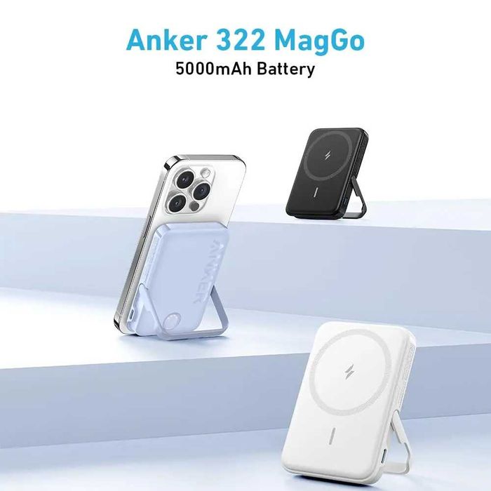 Anker Power Bank Компактный с Подставкой 5000mAh 12W. Есть доставка