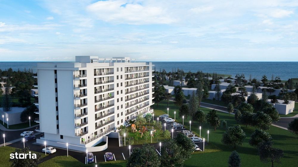 Ultracentral | Studio cu vedere la mare in complex cu piscina