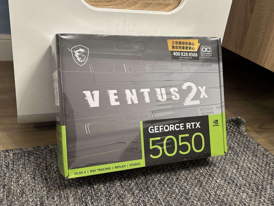 Видеокарта MSI GeForce RTX 5050 8GB аналог 4060 новая запакованная