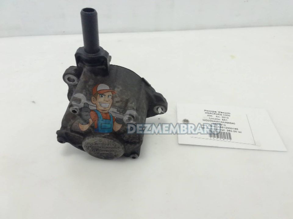 Pompa vacuum, A6512300165, Mercedes Clasa CLA Coupe (C117), 2.2 CDI, OM651930 (idi:482082)