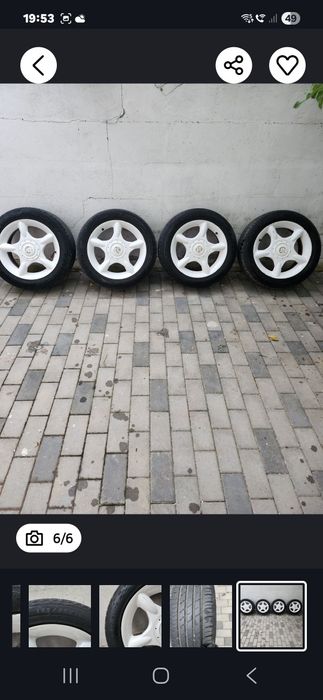 Vând roti Mini cooper