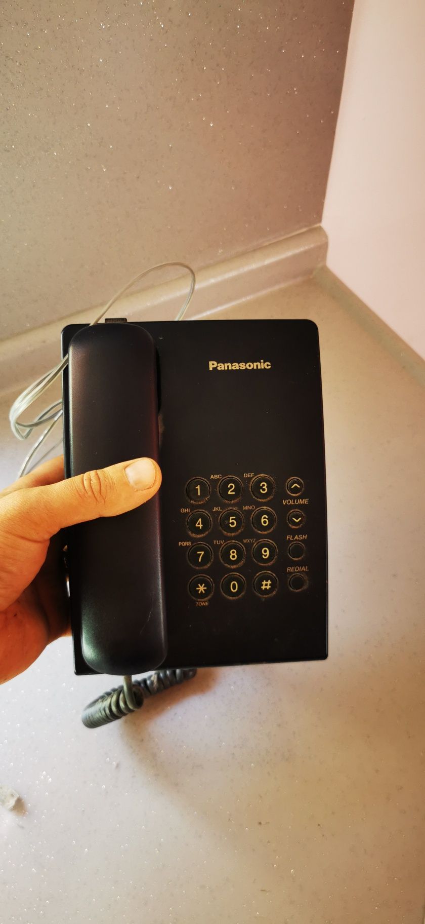 Оригинални стационарни  телефони и централа Panasonic KX-TS500. 
Компа