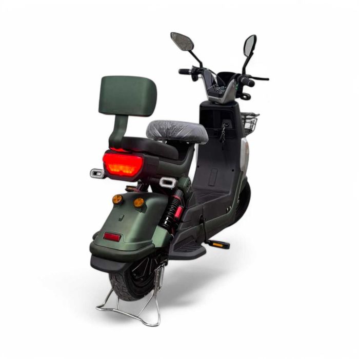 Електрически скутер-велосипед Infinity GT-1000 1200W - Зелен мат