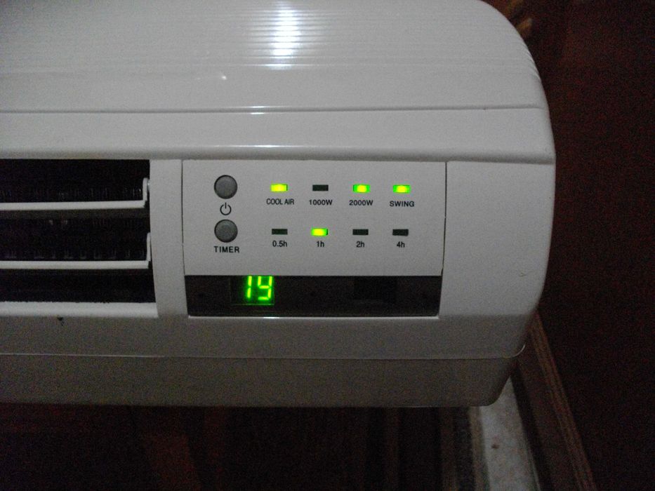 Керамична вентилаторна печка за  стена 2квт