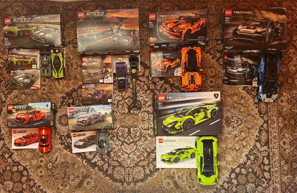 Lego Speed Champion/Tehnic76904,76910,76914,76915,42093,42123,42161