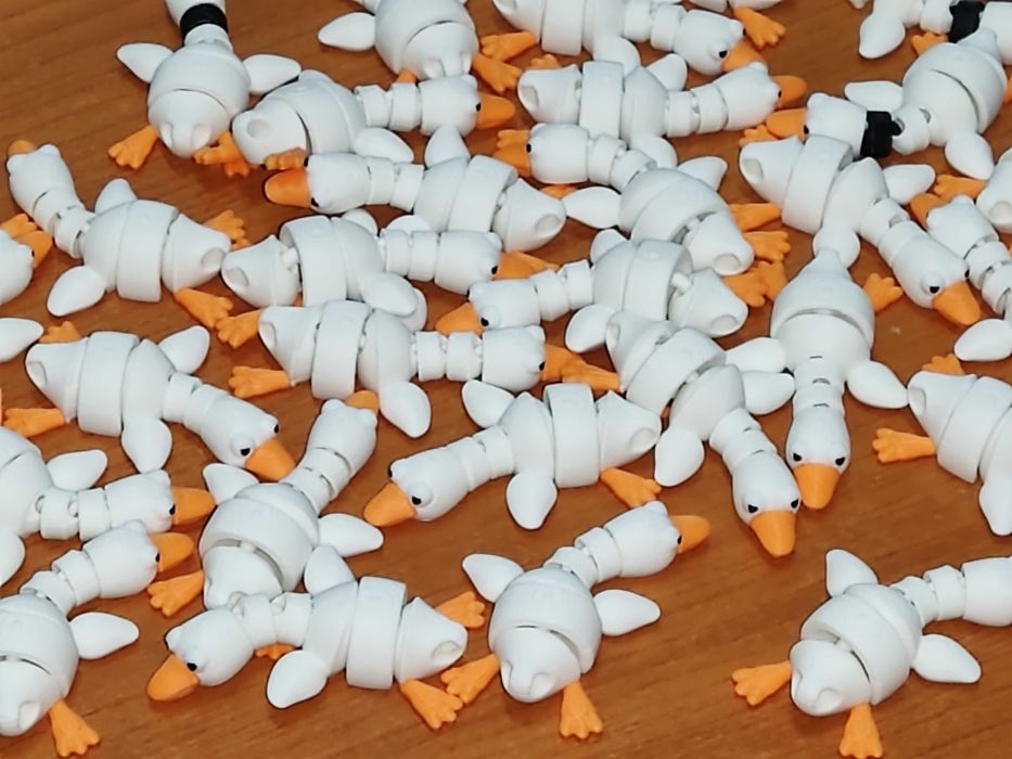 Breloc chei cu animalute articulate, set de 10 buc