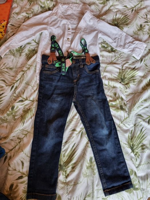 Дънки и ризка 98