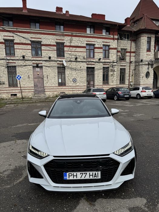 Audi A7 2019 alb perlat 3.0 tdi  mild hibrid