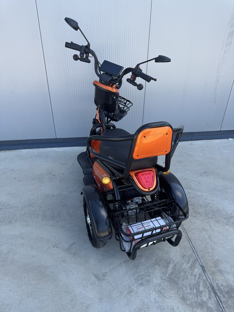Двуместна Електрическа Триколка Pudding 1800W