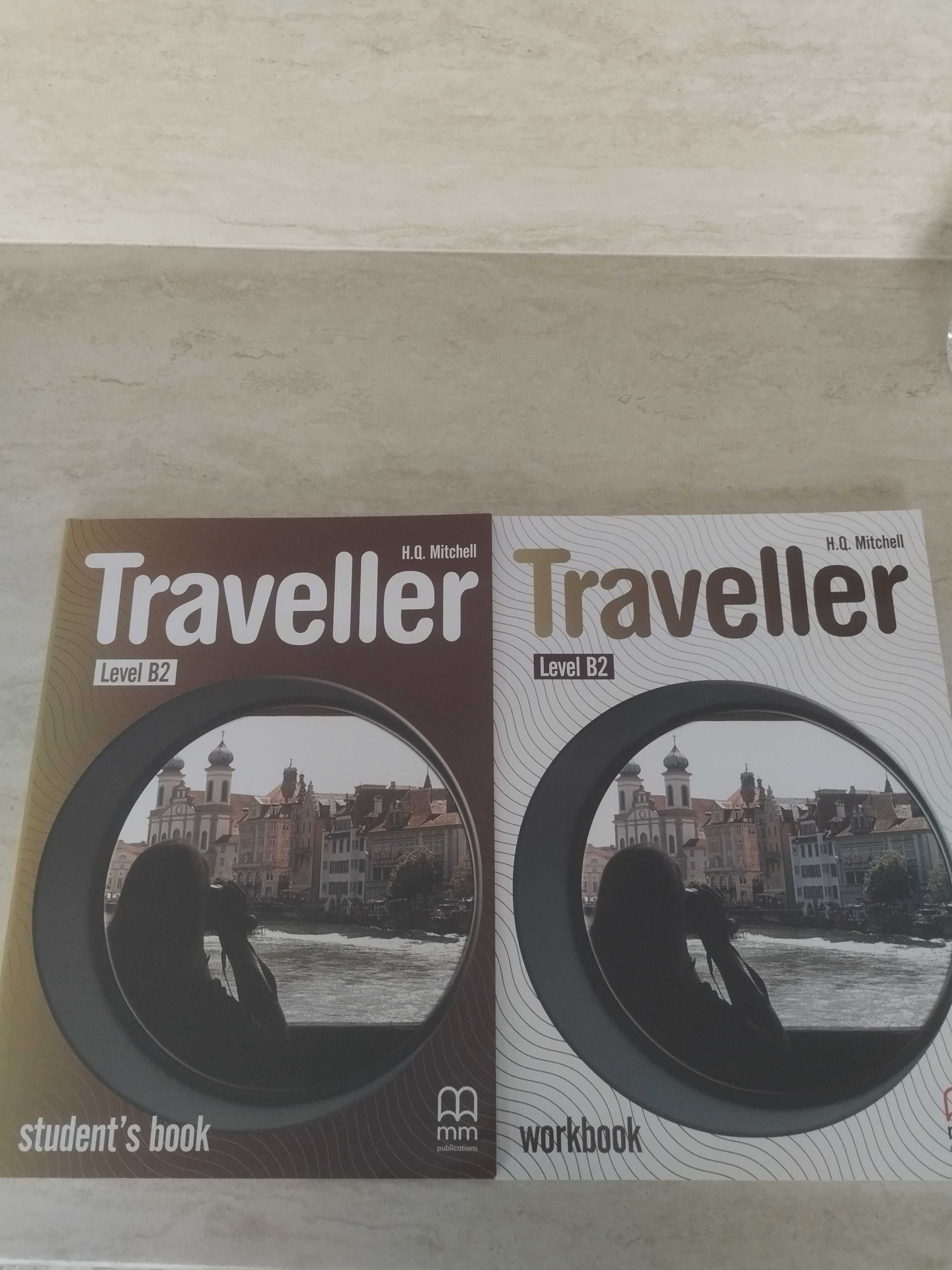 Учебник и учебна тетрадка по английски език Traveller B2