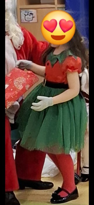 Costum Spiridus / Elf pentru fete 5-6 ani