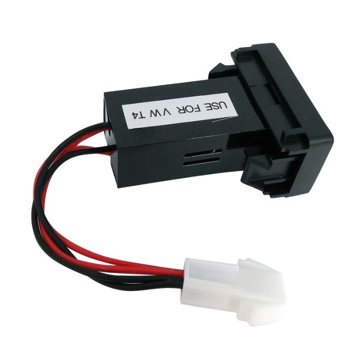 Двойно USB Зарядно Vw Transporter Транспортер Т4 4.2A, T5 t5, Каравел
