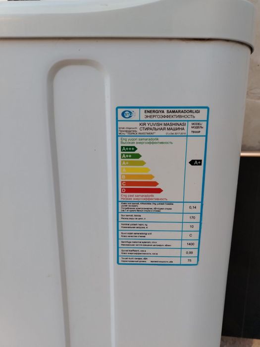 Kir yuvish mashinkasi sotiladi