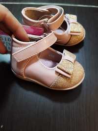 Pantofi lac, material textil bebeluși mărimea 18