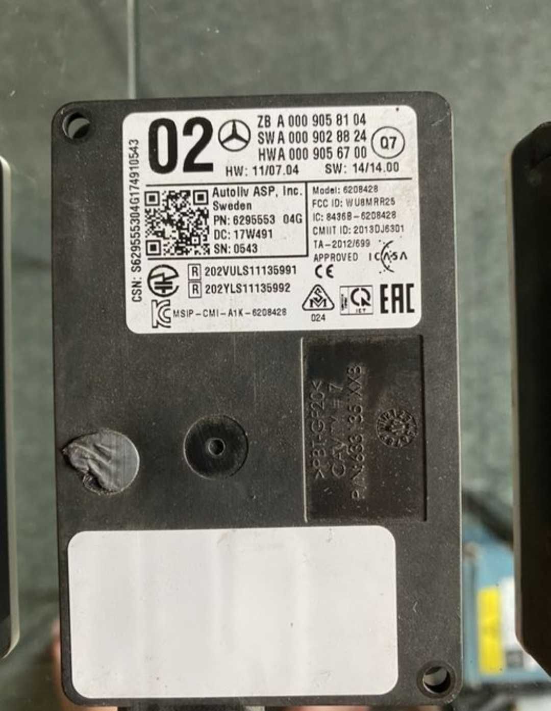 Mercedes radar modul unghi mort distronic w222 w205 w213 w166 w176