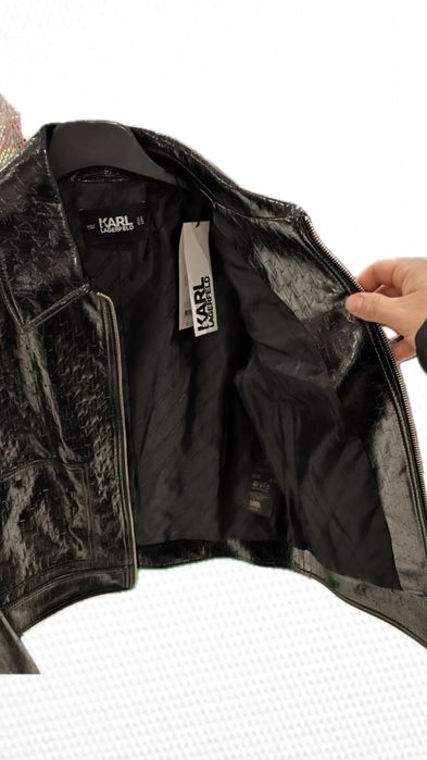 Кожено яке Karl Lagerfeld