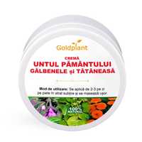 Crema de Untul Pamantului, Galbenele si Tataneasa 100ml Gold