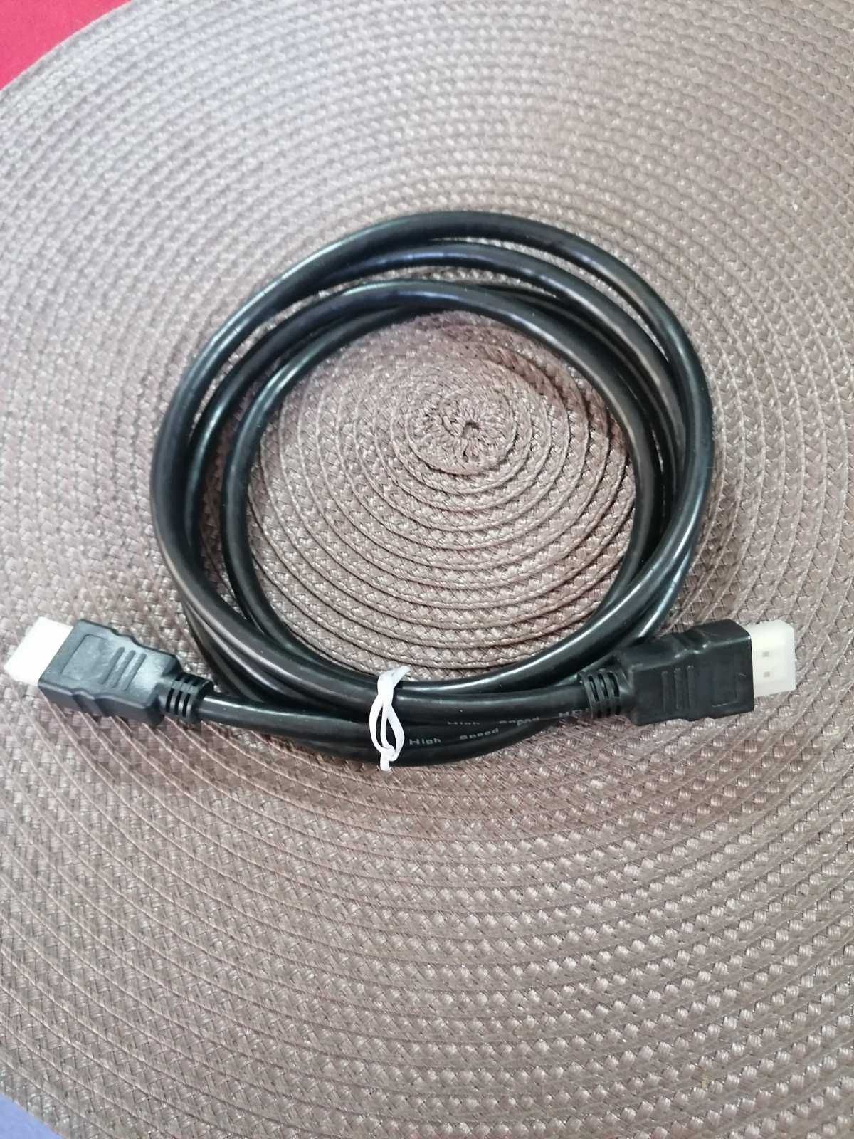 Кабел, DeTech, HDMI - HDMI M/М, 1.8m, Без ферит, Черен