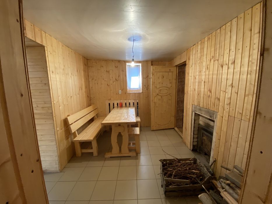 Новая баня на дровах