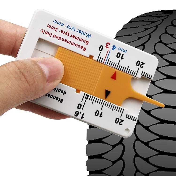 Дълбокомер за измерване грайфера на автомобилни гуми