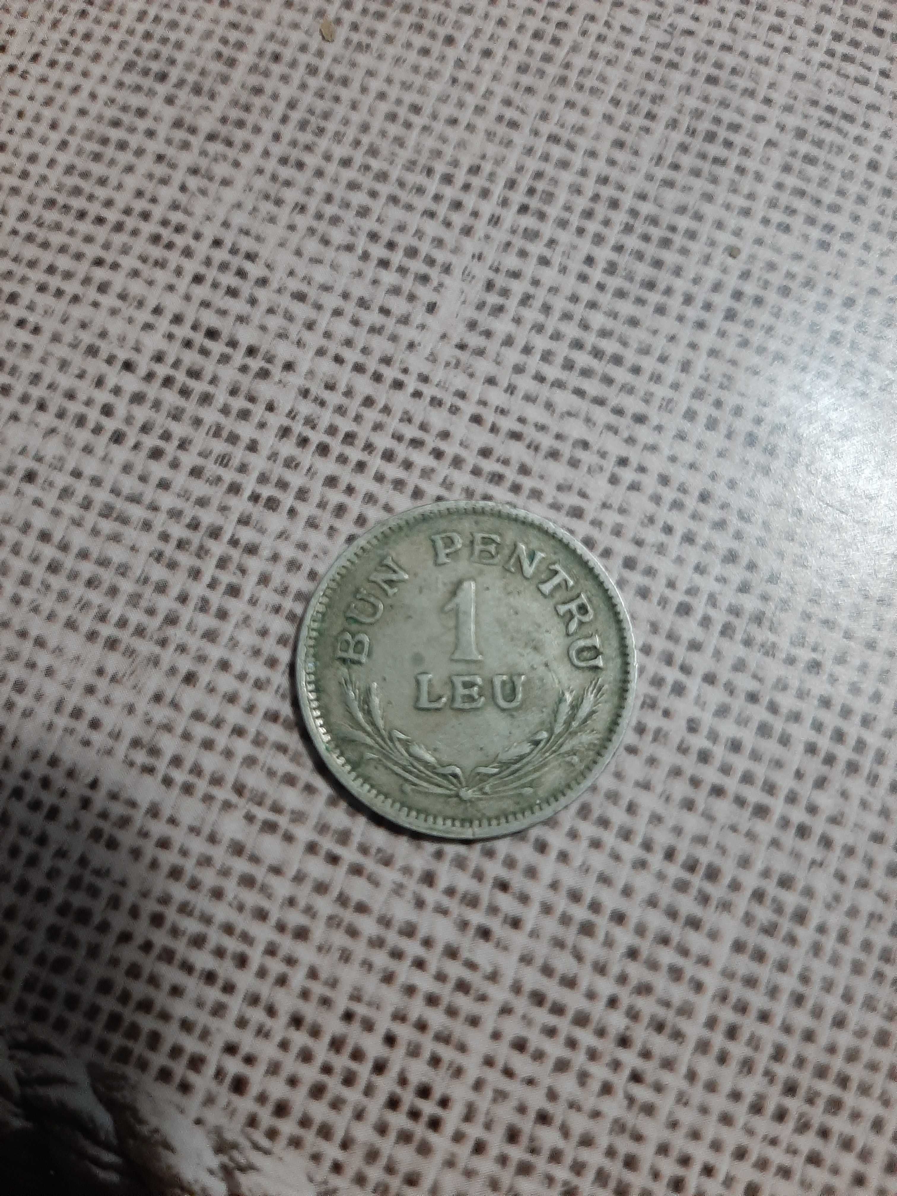 Monedă de 1 leu 1924