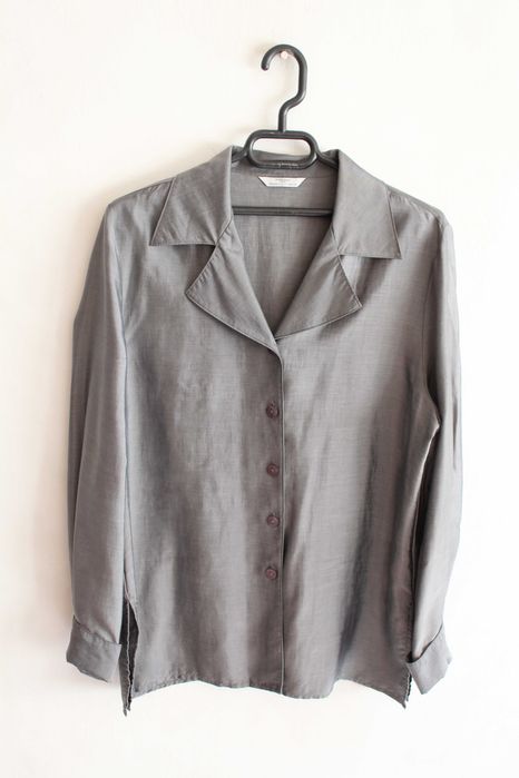 Елегантна сива дамска риза Marks & Spencer