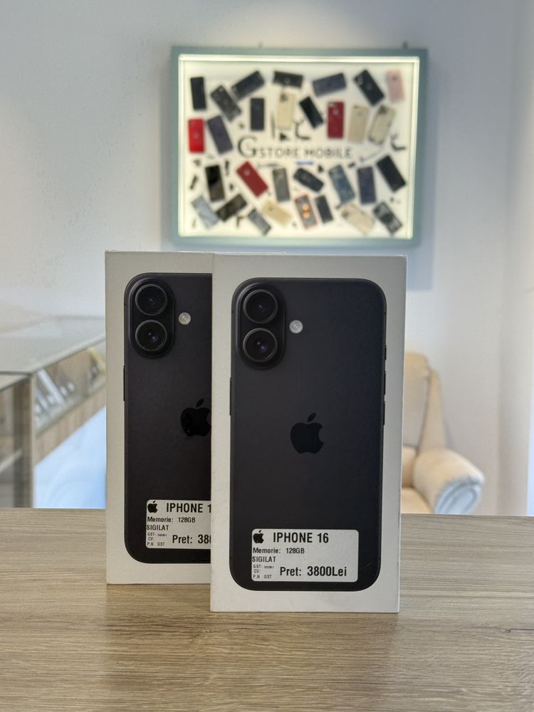 G Store Mobile! OFERTA: iPhone 16 128gb,NOU-CADOU!