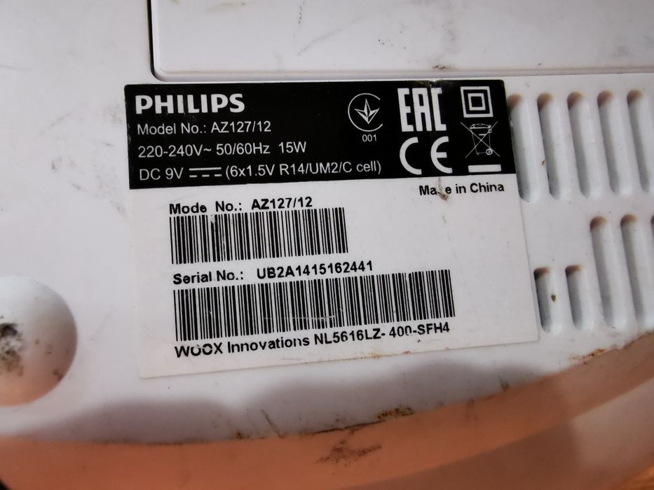 Radio casetofon cu CD Philips AZ 127/12 player portabil