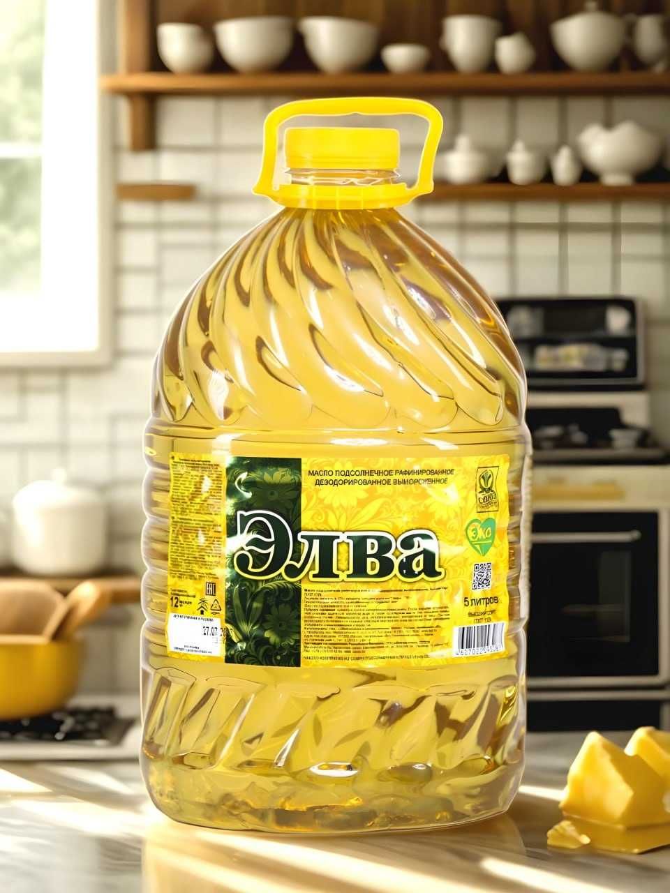 Масло ЭЛВА рафинированное и нерафинированное