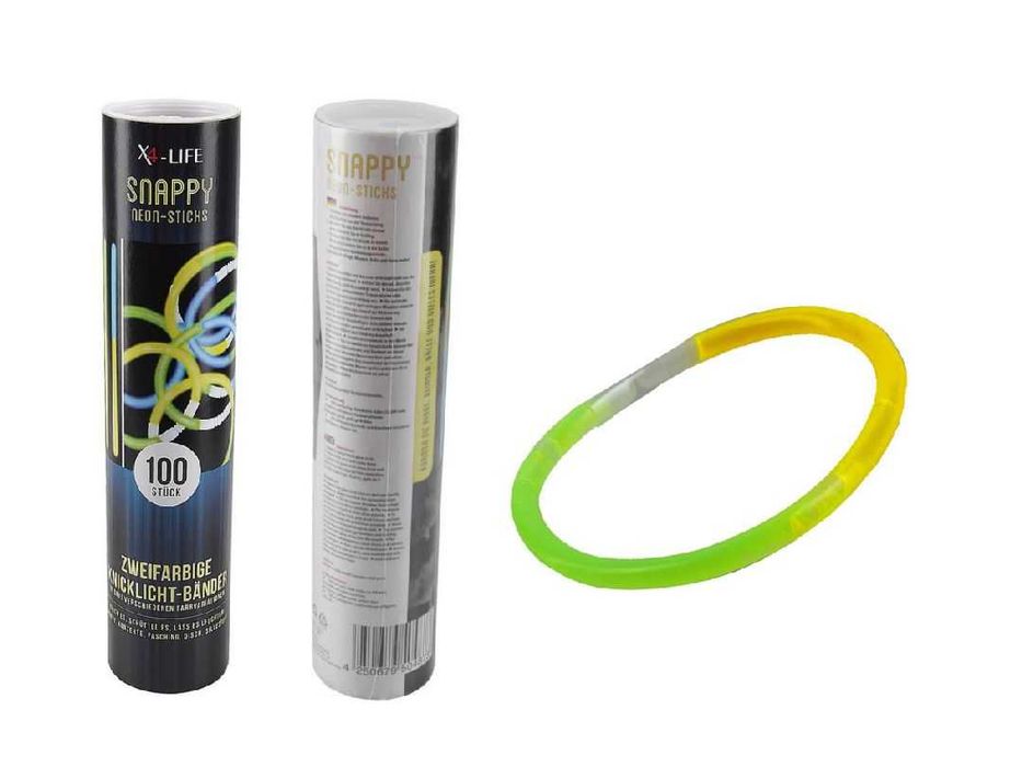 Set tuburi fluorescente 100 bucati, SNAPPY X4-Life Neon-Sticks