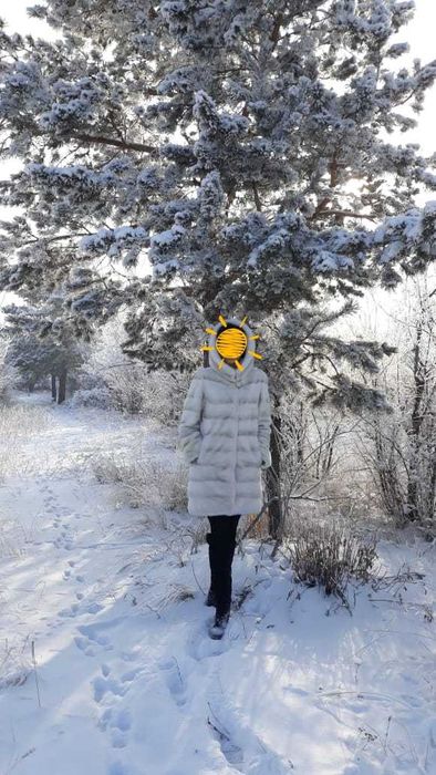 Шуба норковая (белая)