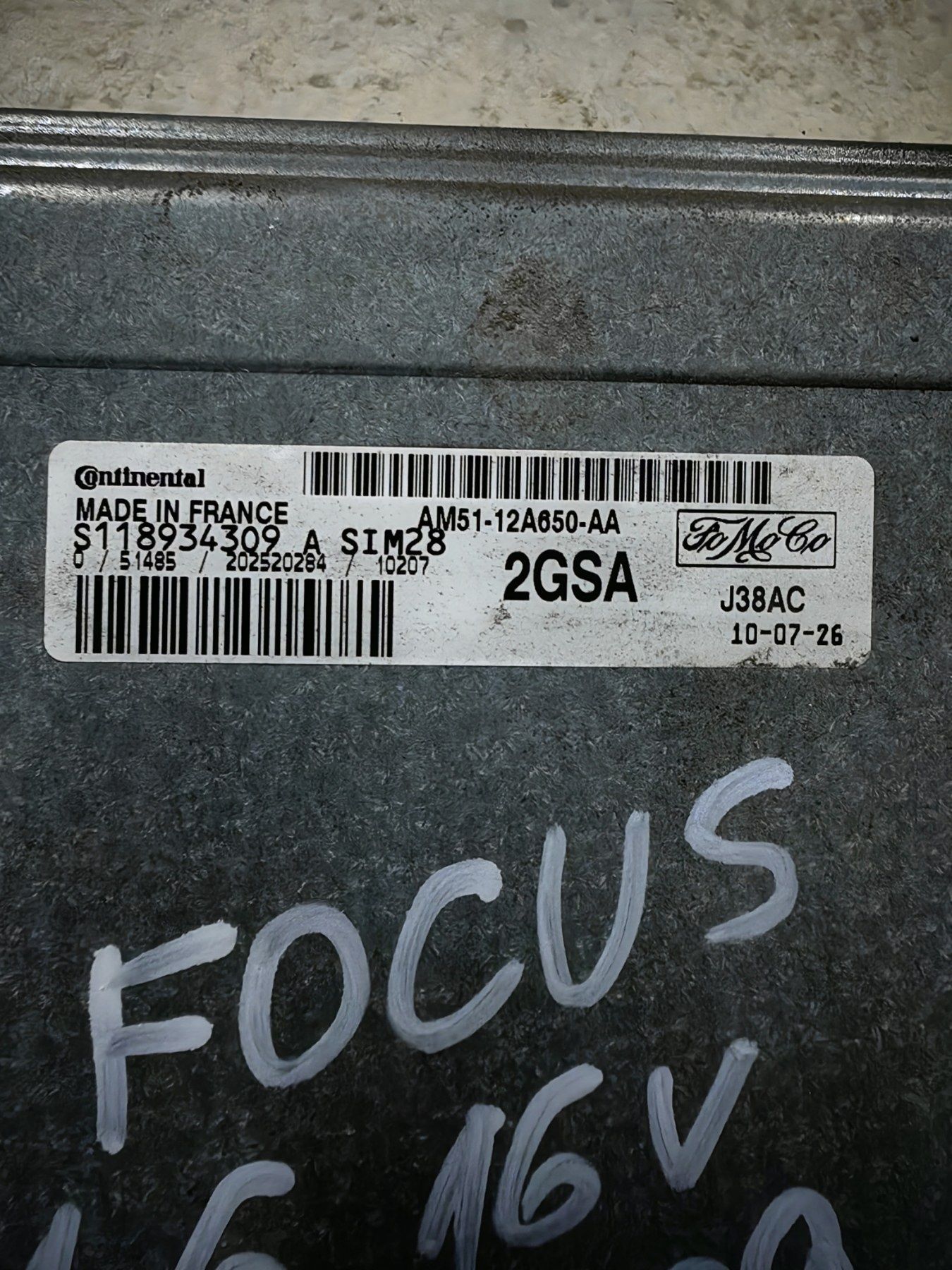 Компютър запалване за Ford Focus 1.6 16V 2009г