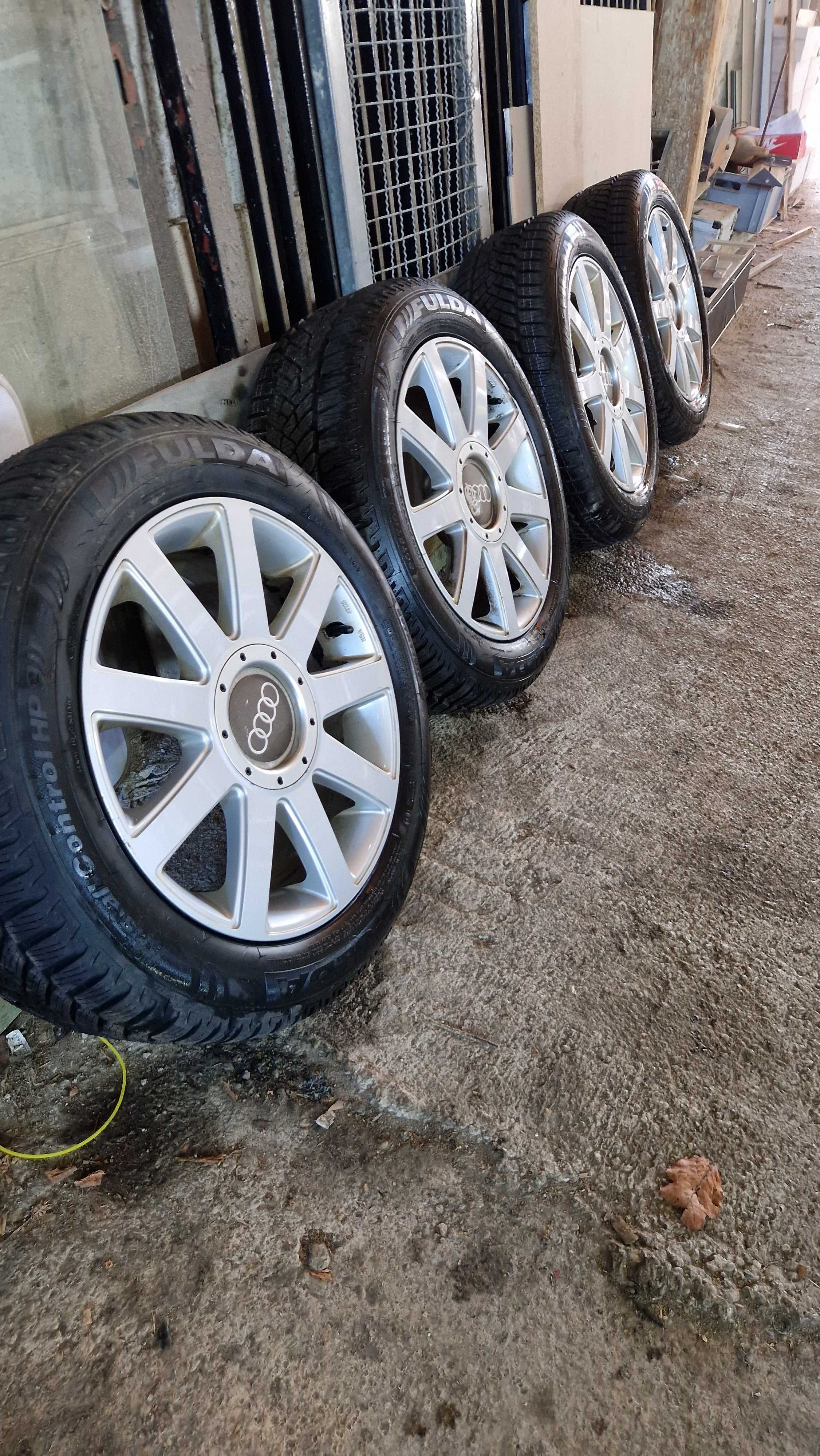 AUDI Джанти със чисто зимни нови гуми 205/55/16 7J×16 ET38 5×112