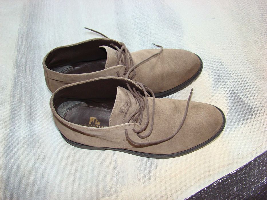 Lumberjack Ankle Boots, beige suede, 43