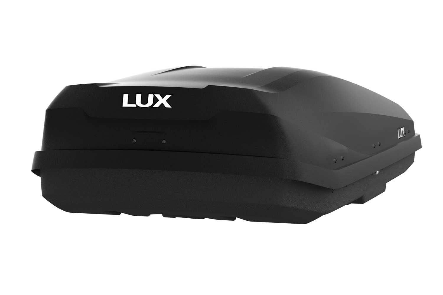 Автобокс LUX "IRBIS 150" черный (матовый) двусторонний 310л